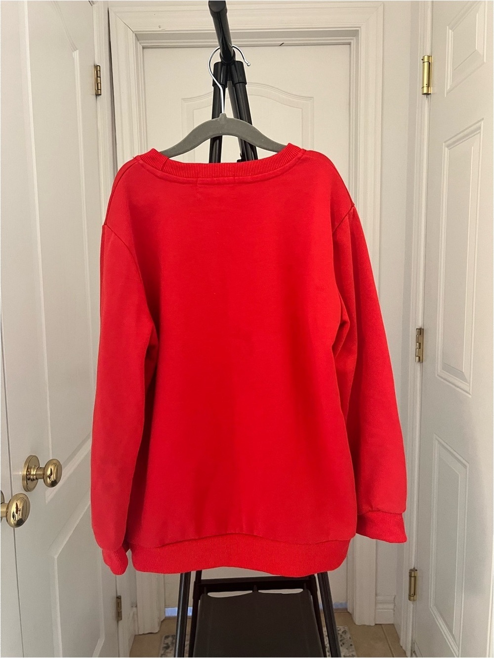 BesserBay Christmas Reindeer Sweatshirt Kids Large Red - Picture 5 of 6